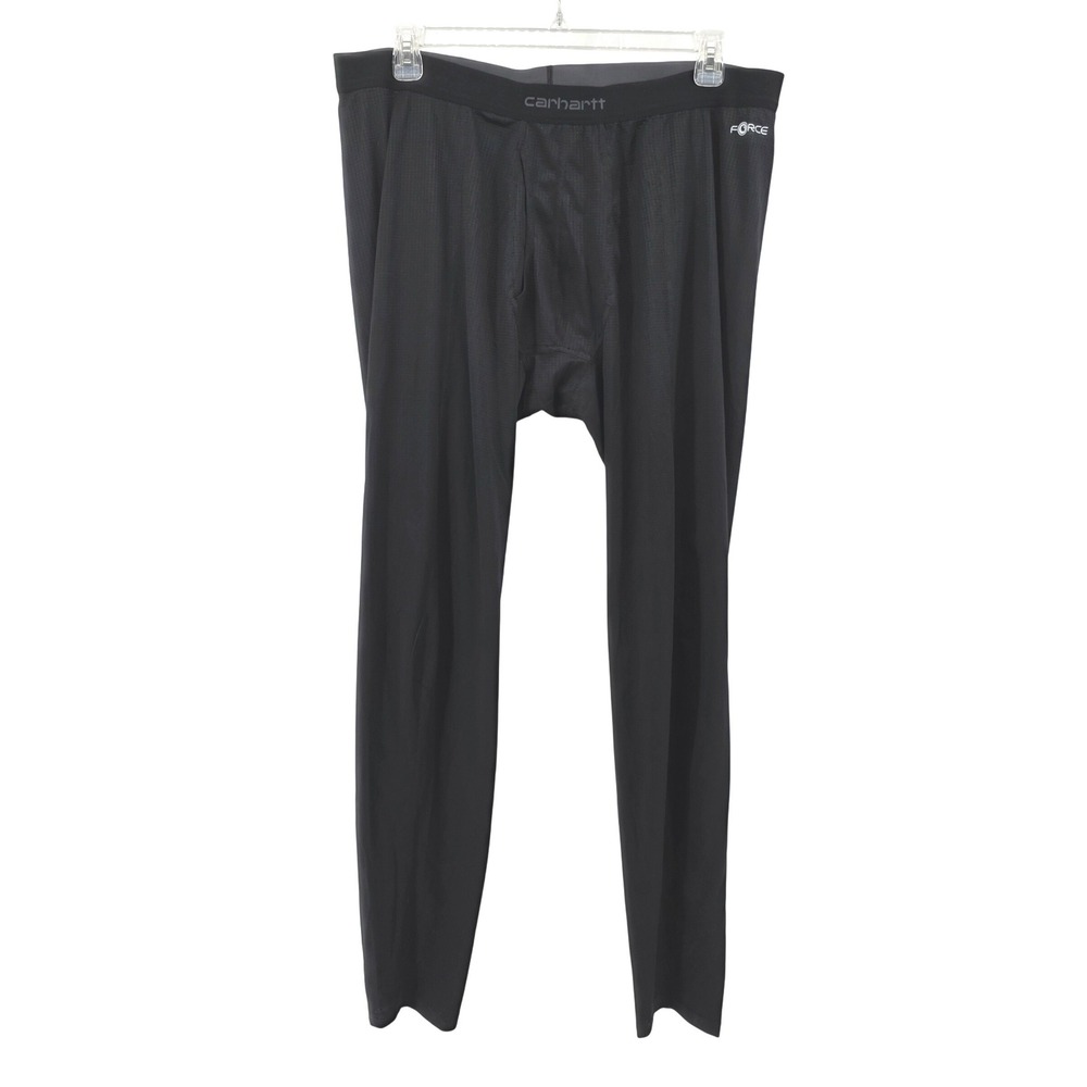 Carhartt Force Men 3XL Black Midweight Waffle Knit Base Layer Pants
